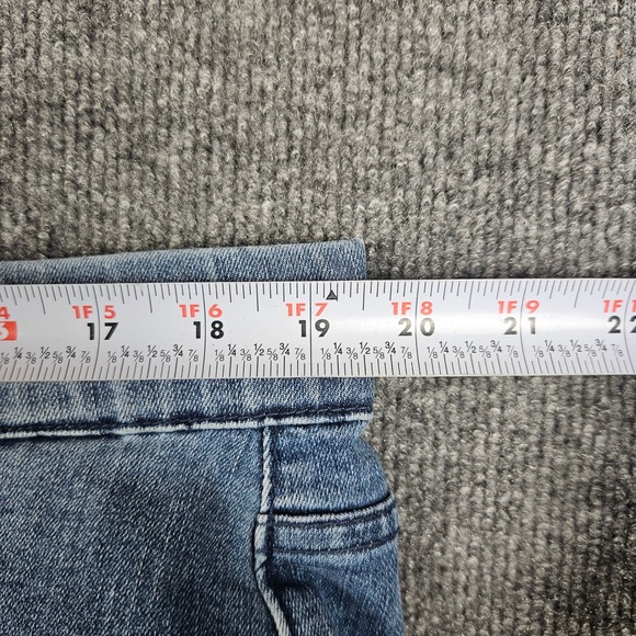 Judy Blue Skinny Fit Capri Jean Women 20W Blue Denim Stretch High Rise Dark Wash - Picture 4 of 8